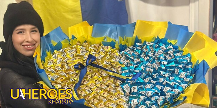 Вітаємо нашу чарівну волонтерку Анастасію з днем народження, - Сестра милосердя АТО / Харків 