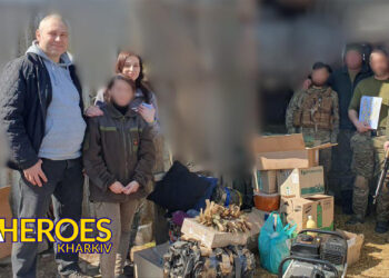 Гуманітарна допомога на Ізюмщину: волонтери Гуманітарного ХАБу “Схід-Захід” передали генератор та продукти захисникам України