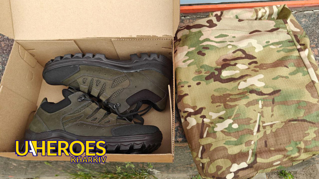 Допомогли доставити форму та взуття для військовослужбовця, - БО “БФ “Гуманітарний хаб “Схід-Захід”