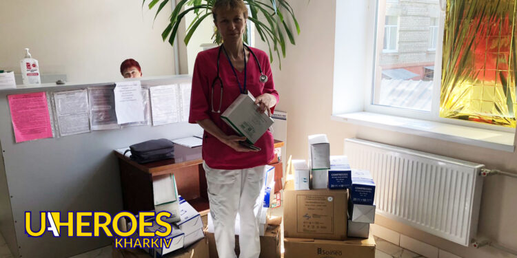 Харківська лікарня отримала допомогу від волонтерів, - Волонтерський центр допомоги "Люботин SOS"