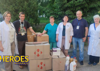 Харківська лікарня отримує рятівну допомогу від англійської волонтерки, - Волонтерський центр допомоги "Люботин SOS"