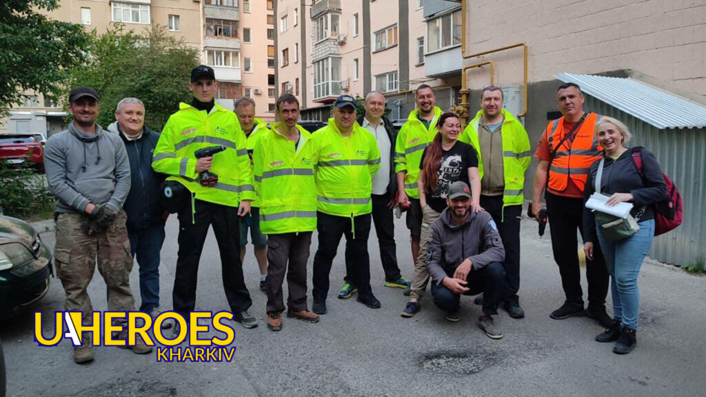 Швидке реагування: волонтери за день закрили пошкодження у двох районах Харкова, - БО “БФ “Гуманітарний хаб “Схід-Захід”