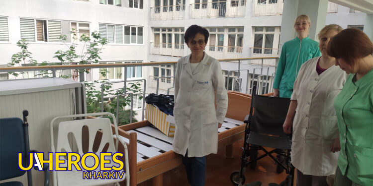 З Франції до Харкова: 33 ліжка, меблі та інше обладнання для воїнів ЗСУ, - Волонтерський центр допомоги "Люботин SOS"