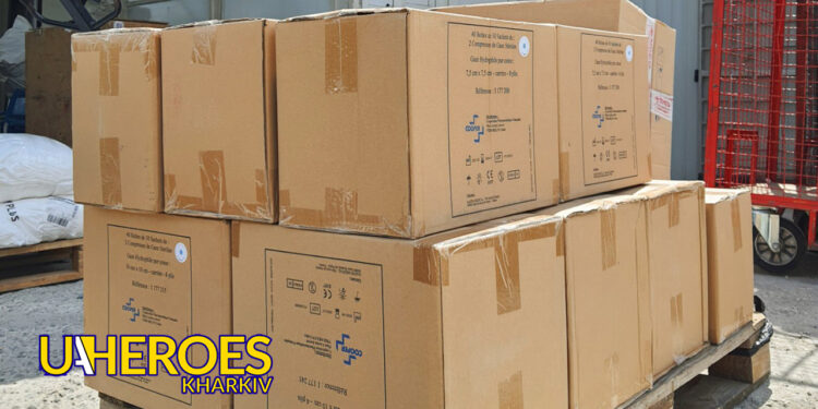 Гуманітарна допомога для Лиманського напрямку: 21.05.24р. відправлено палету ліків, - Волонтерський центр допомоги "Люботин SOS"