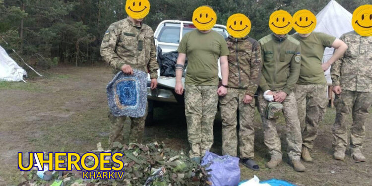 ГО “Дружини ветеранів”: чергова партія маскувальних сіток для захисників України