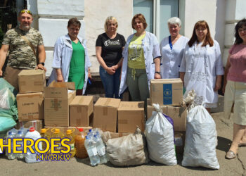 Звіт про доставку гуманітарної допомоги до лікарень Харкова, - Волонтерський центр допомоги "Люботин SOS"