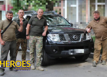 Волонтер Олег Абрамичев та Blue / Yellow for Ukraine: черговий пікап для бійців Нацгвардії на передовій