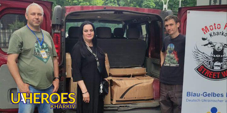 Монітори, кисневі концентратори, антисептики, спиртові серветки від німецького фонду Blau-Gelbes-Kreuz e.V., - БО “БФ “Гуманітарний хаб “Схід-Захід”