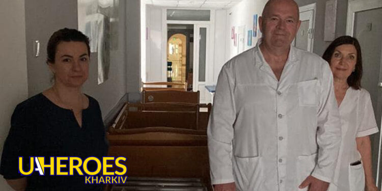 Медична підтримка в умовах війни: ГО "Дружини ветеранів" передали ліжка для пологового будинку Харкова