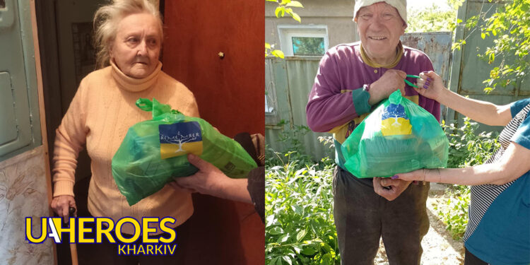 Гуманітарна місія ГО “Дружини ветеранів”: продукти та ліки для жителів Харкова