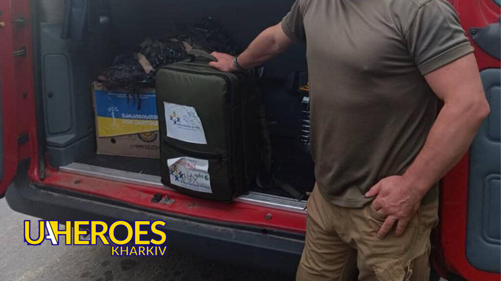 Передали захисникам рюкзак медика від наших німецьких друзів з Blau-Gelbes-Kreuz e.V, - БО “БФ “Гуманітарний хаб “Схід-Захід”