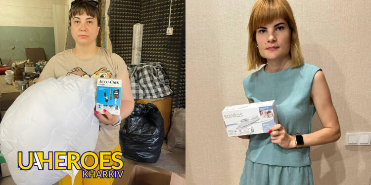 Нові гуманітарні набори для харків'ян від наших німецьких друзів, - ГО “Дружини ветеранів” 