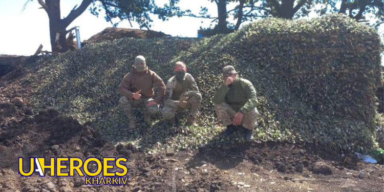 ГО “Дружини ветеранів” передали на фронт нову партію маскувальних сіток