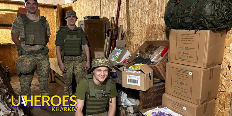 Перев'язки, медикаменти, смаколики: волонтери забезпечують захисників на Липецькому напрямку, - Волонтерський центр допомоги "Люботин SOS"