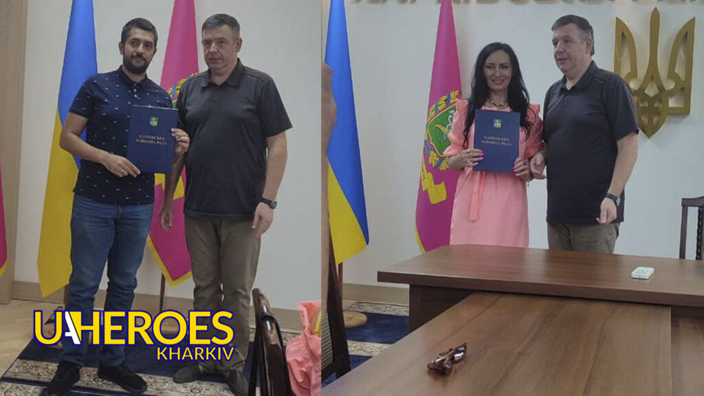 Вітаємо наших волонтерів Миколу Благовестова, Наталію Пахніну та Ярусю Чаговець з почесними нагородами