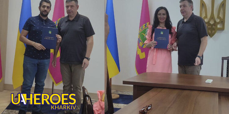 Вітаємо наших волонтерів Миколу Благовестова, Наталію Пахніну та Ярусю Чаговець з почесними нагородами