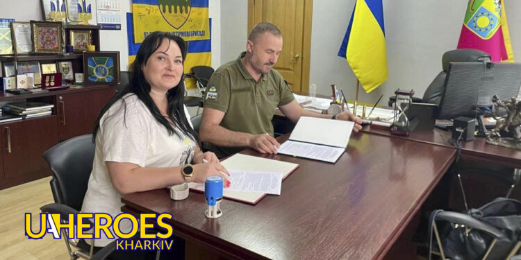 Спільна робота: ГО «Дружини ветеранів» підписала меморандум з Харківською районною військовою адміністрацією