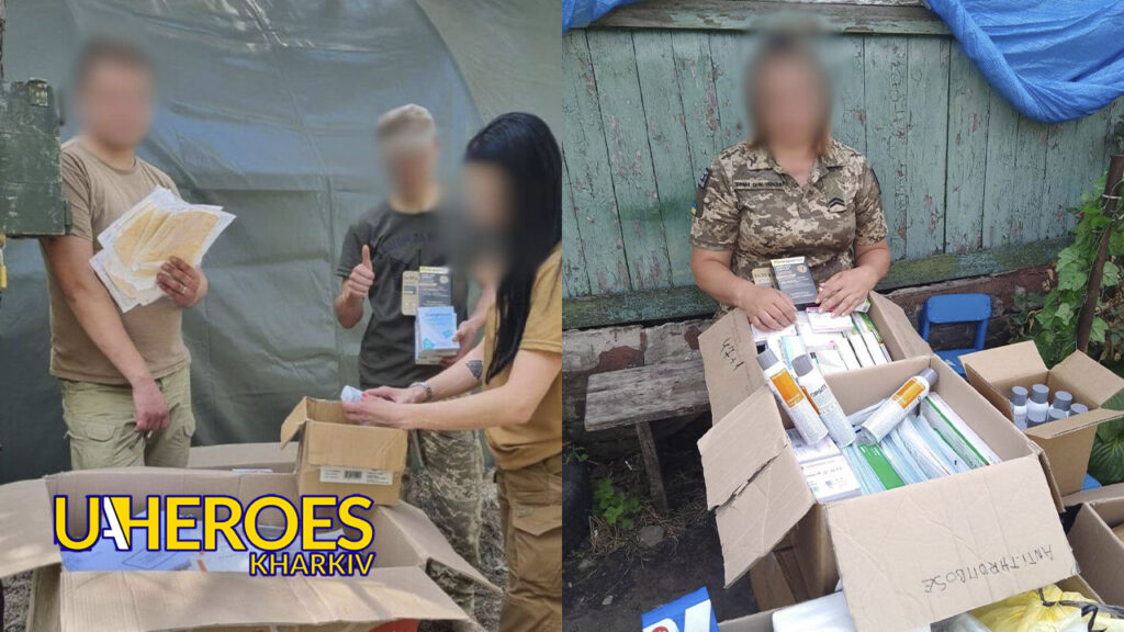 Важлива доставка на фронт: медикаменти та перев'язочні матеріали для Вовчанського напрямку, - БО “БФ “Гуманітарний хаб “Схід-Захід”