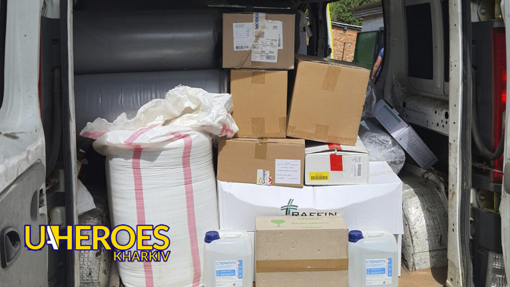 Гуманітарна допомога Харківській лікарні №2, - Волонтерський центр допомоги "Люботин SOS"