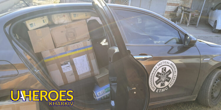 Допомога з Італії та Франції: відправка медикаментів для шпиталів Харківщини, - Волонтерський центр допомоги "Люботин SOS"