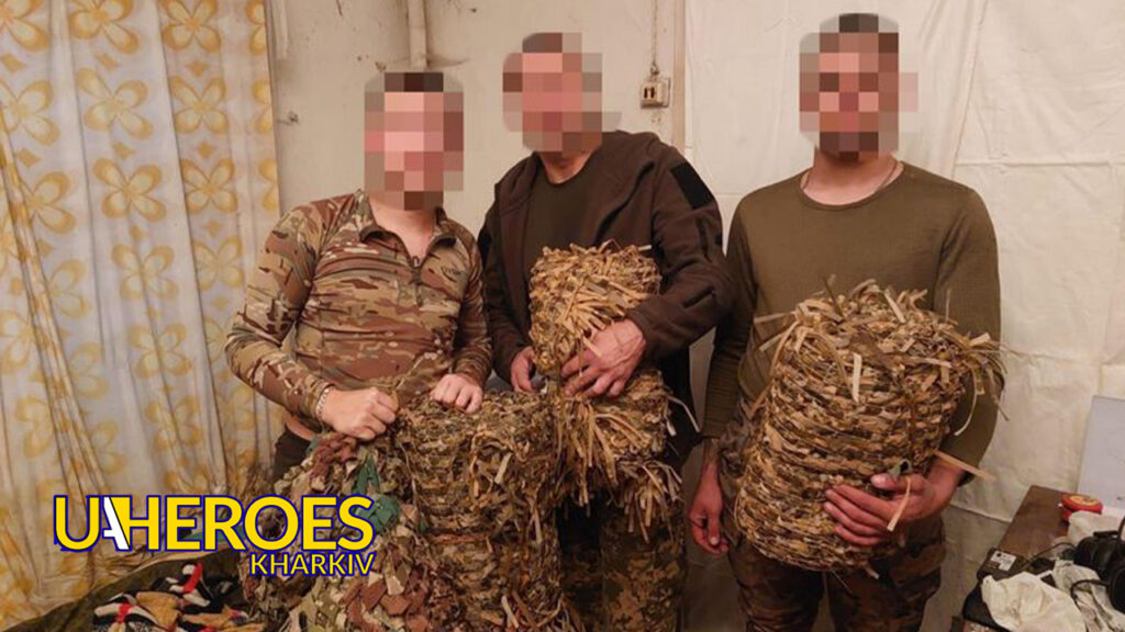 Нова партія маскувальних сіток для Захисників, - ГО “Дружини ветеранів” 