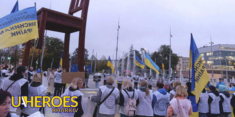 Наші активісти за кордоном підтримали акцію на підтримку українських військовополонених, - ГО “Дружини ветеранів” 