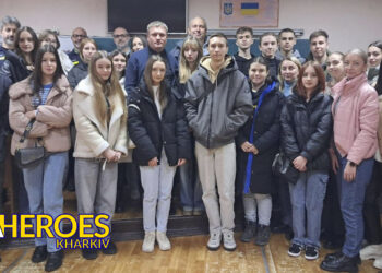 Практичний тренінг із першої допомоги у 24-му ліцеї Харкова, - БО “БФ “Гуманітарний хаб “Схід-Захід”