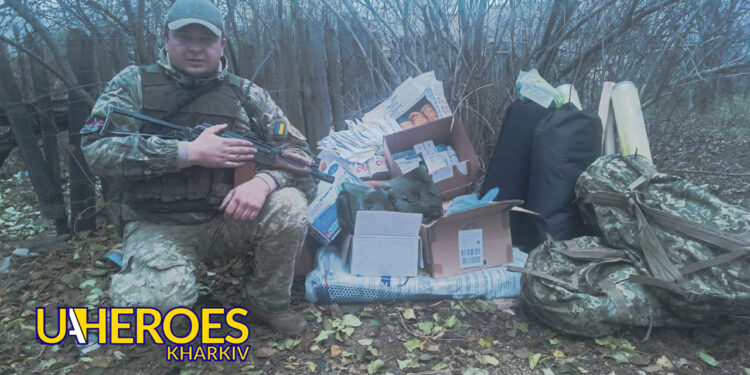 Звіт про надану допомогу від волонтерів для 53-ї бригади: смаколики, зимові речі та медикаменти, - Волонтерський центр допомоги "Люботин SOS"