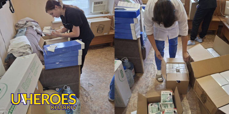 Звіт лікарів Харківської міської лікарні: гуманітарна допомога для медичних закладів, - Волонтерський центр допомоги "Люботин SOS"