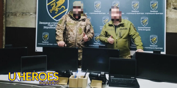 Ноутбуки та монітори для Зведеної стрілецької бригади Повітряних Сил України передано від благодійників із Німеччини, - Олег Абрамичев | Волонтер