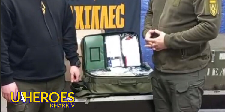 Бійці батальйону “Ахіллес” 92-ї бригади дякують за наданий рюкзак військового медика, - БО “БФ “Гуманітарний хаб “Схід-Захід”