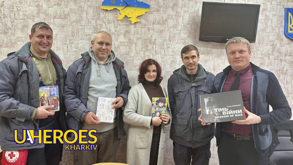 Унікальний подарунок для ліцею №24: книга “Тінь війни” з автографом автора, - БО “БФ “Гуманітарний хаб “Схід-Захід”