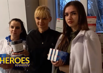 Допомога з Німеччини: 500 кг медикаментів для госпіталя ГУНП Харківщини, - Волонтерський центр допомоги "Люботин SOS"