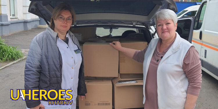 📋 Госпіталь ГУНП Харкова отримав життєво важливу допомогу, - Волонтерський центр допомоги "Люботин SOS"