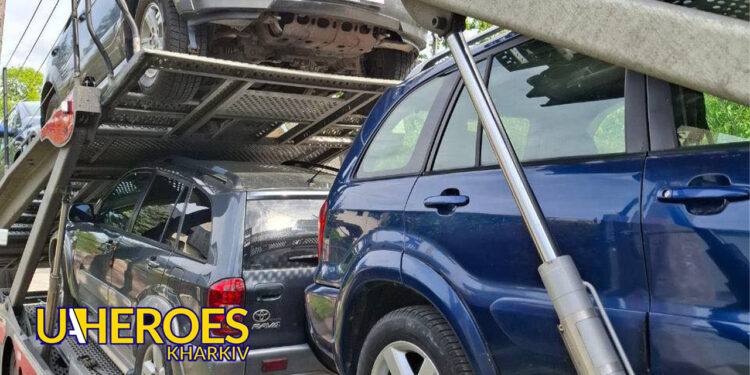 🚛 Ще одна допомога на фронт: трал з машинами для ЗСУ, - Олег Абрамичев | Волонтер