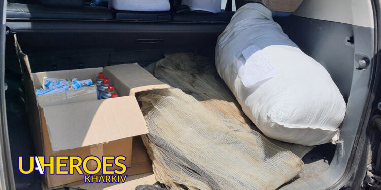 📦 Відправлено гумдопомогу для бійців 225-ї бригади, - Волонтерський центр допомоги "Люботин SOS"