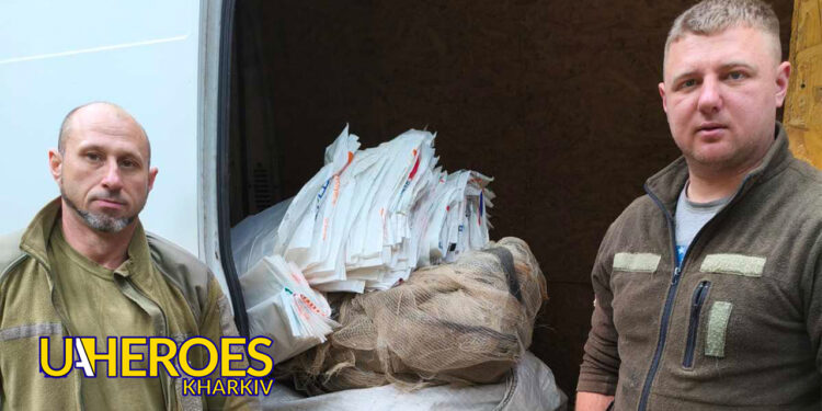 📦 Допомога на Харківський напрямок: 58-ма бригада отримала 150 кг шрапнелі та 300 м антидронових сіток, - Волонтерський центр допомоги "Люботин SOS"