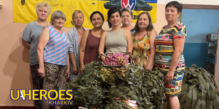 🕸️ Передали понад 800 маскувальних сіток для ЗСУ, - Волонтерський центр допомоги "Люботин SOS"