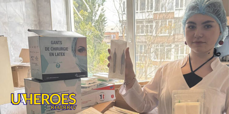 💊 Медичні засоби та гігієна для військових шпиталів Харкова, - Волонтерський центр допомоги "Люботин SOS"