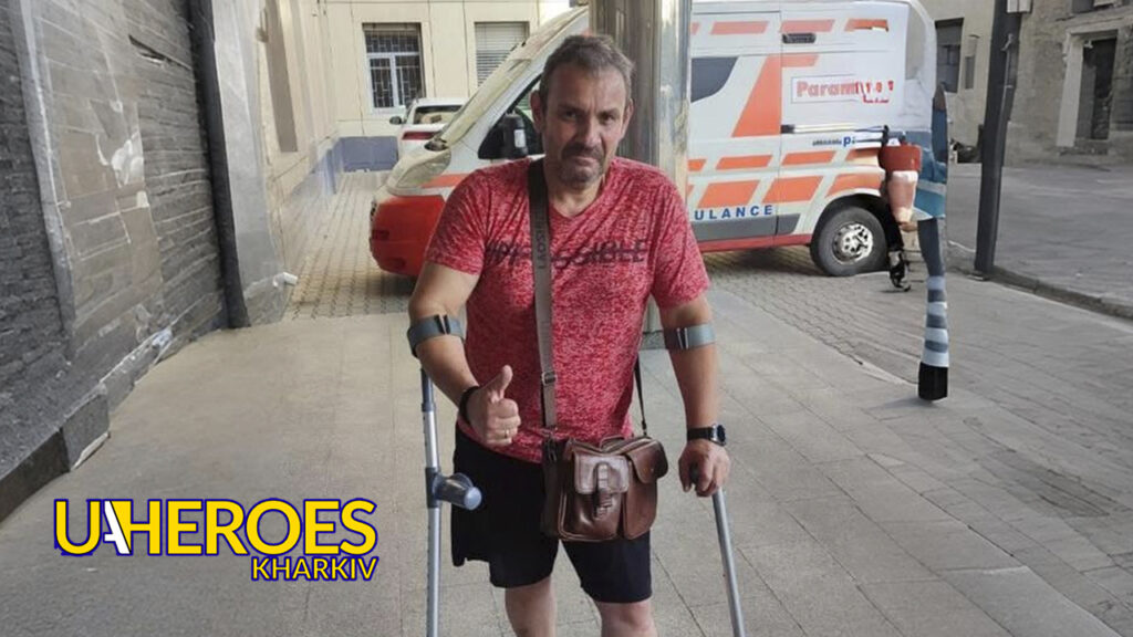 🦿 Ще одні милиці для волонтера, який отримав травму ноги, - БО “БФ “Гуманітарний хаб “Схід-Захід”