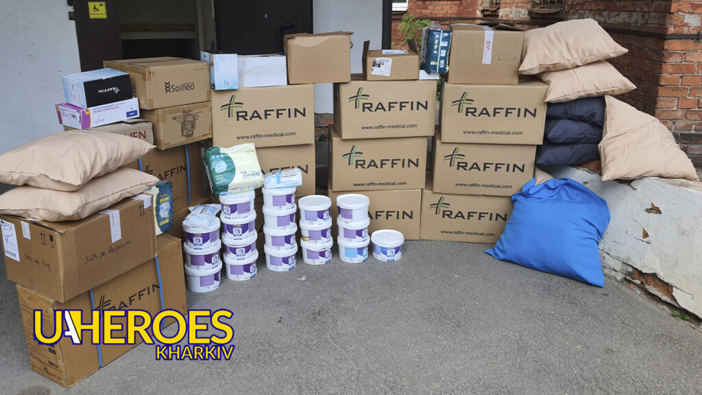 📅 Звіт 13-ї лікарні Харкова: гуманітарна допомога для військових шпиталів, - Волонтерський центр допомоги "Люботин SOS"