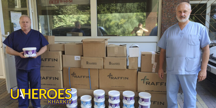 🚑 Звіт Харківської клінічної лікарні: підтримка для шпиталів та поранених, - Волонтерський центр допомоги "Люботин SOS"