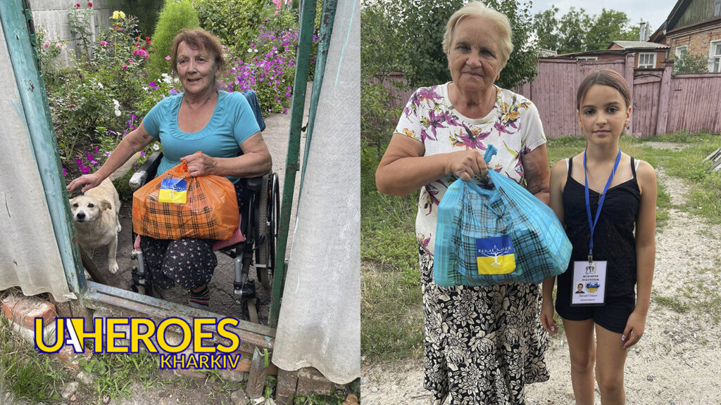 🏘️ ГО «Дружини ветеранів» доставили продукти та ліки мешканцям прифронтового Харкова
