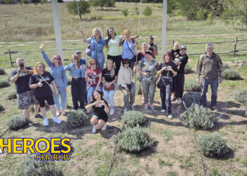 🌿 У Покотилівці пройшла благодійна акція «В небі над Лавандовим полем», - Молодіжний центр High Hub
