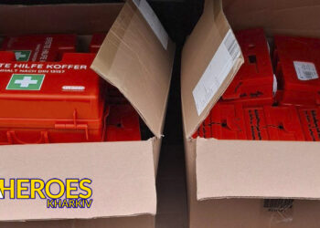 💊 Корисний вантаж для фронту: отримали дві коробки аптечок першої допомоги, - Тетяна Харлан | Волонтер