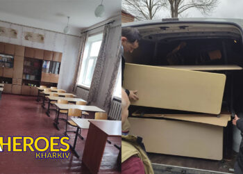 🪑Нові меблі для учнів Валківської громади завдяки міжнародним партнерам, - ГО “Дружини ветеранів” 