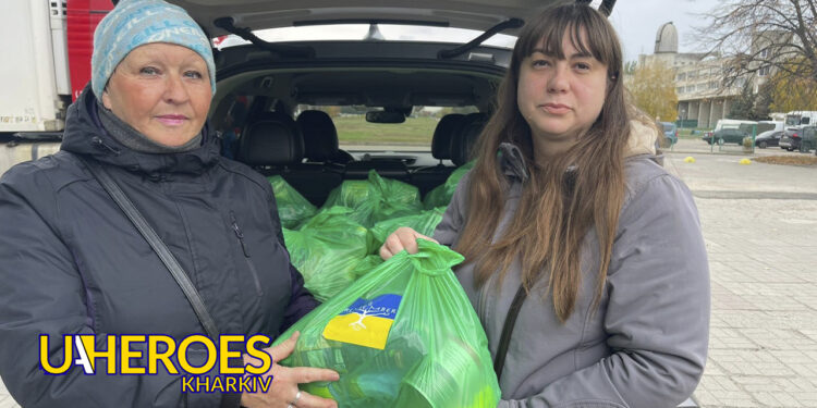 🤲 Команда ГО “Дружини ветеранів”  продовжує підтримувати харків’ян у важкі часи