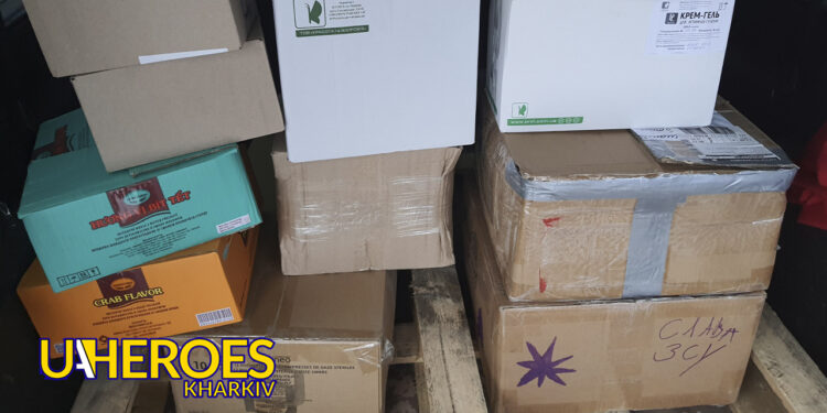 🚚 Відправка допомоги 13-й бригаді «Хартія» на Куп'янський напрямок, - Волонтерський центр допомоги "Люботин SOS"