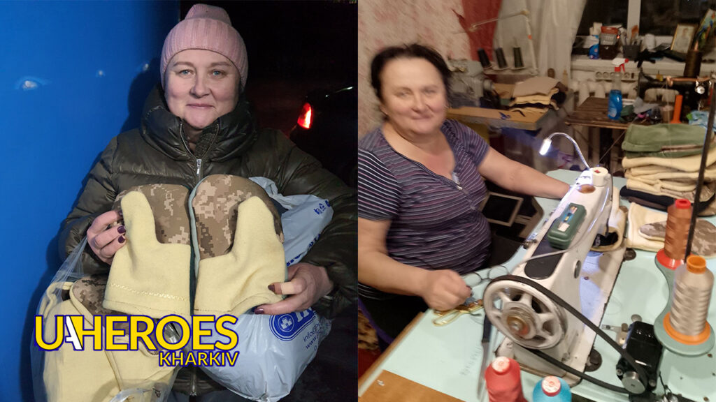 Виробничий підрозділ «Голки та нитки» ВЦД Люботин SOS відновив пошив хутрових рукавиць для хлопців ЗСУ