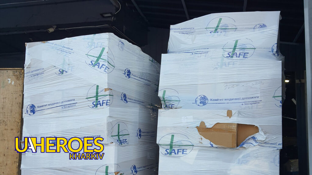 🇫🇷 MERCI LA FRANCE: три палети медичної допомоги для Харкова та області, - Волонтерський центр допомоги "Люботин SOS"